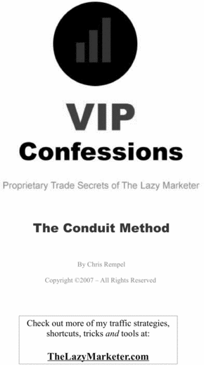 Product picture Google Conduit Method - No Nonsense method to make money